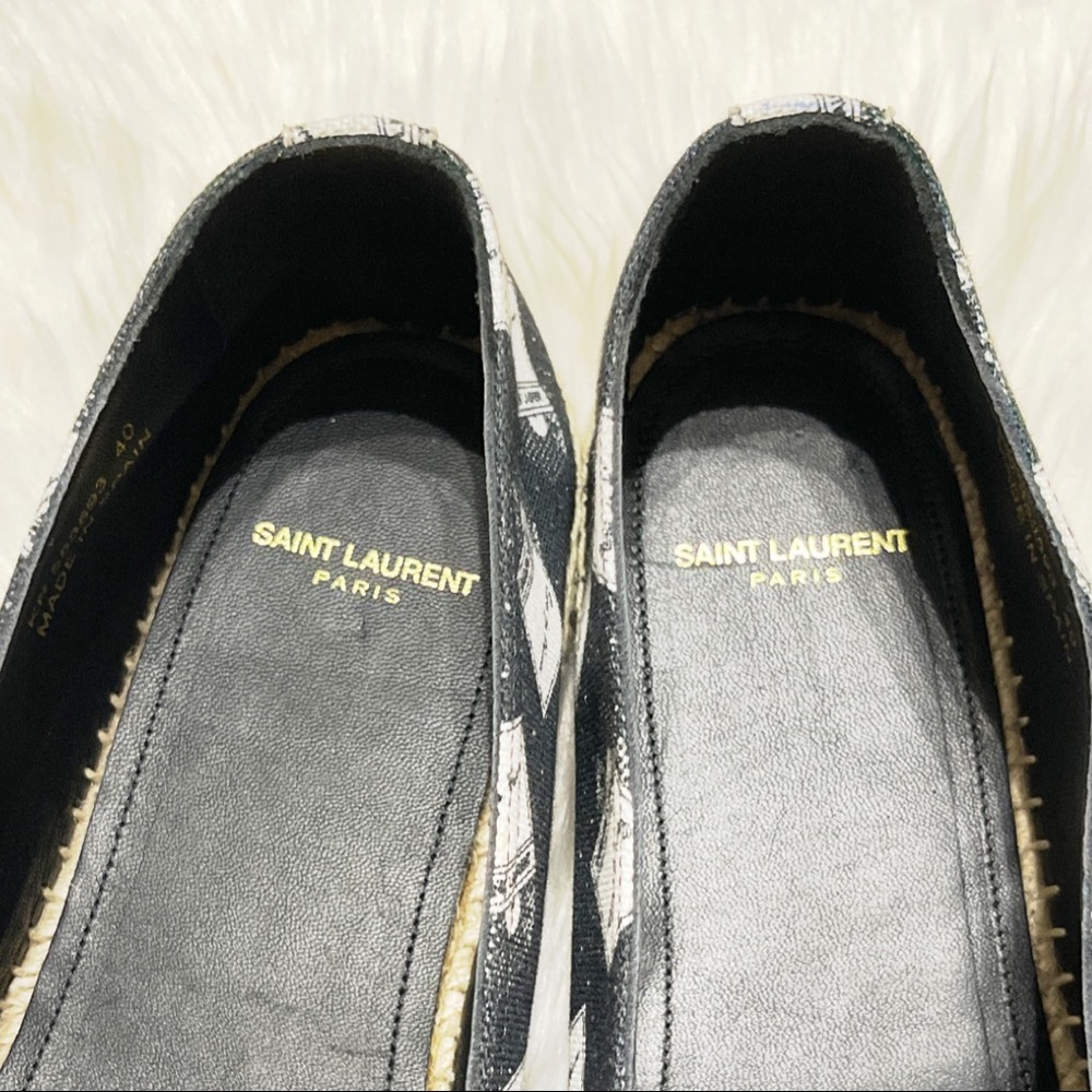 {Saint Laurent} YSL Paris Flat Espadrilles 40EUR - Picture 4 of 7